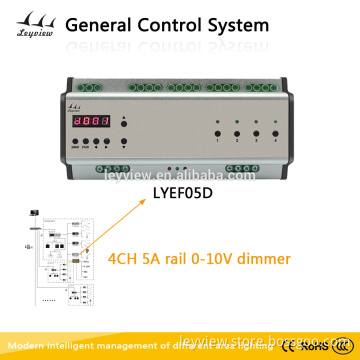 AC Power rail 4CH 5A high quality dmx512 light controller